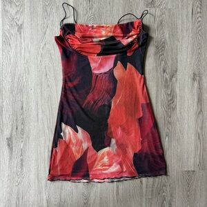 Princess Polly Vibrant Red and Black dress